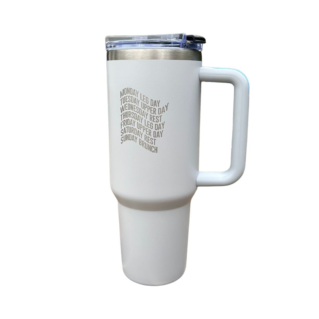 Quencher Tumbler Cup 1.2L - Light Grey